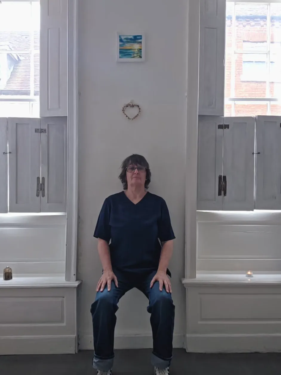 Clare demonstrating: leg strength